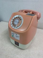 フォロー割対象商品】希少！鍵付き！アンティークピンク電話