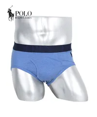 バラ売り ラルフローレン ブリーフ メンズ 1枚 前開き 下着 polo ralph lauren prl s m l xl ライトブルー【メール便】正規品 新品 男性 518454のサムネイル