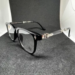 【即完売】タガー メガネ 伊達メガネ y2k クロム カザール ゴールド シルバー 黒縁 クロス サングラス ラッパー リムレス ヴィンテージ クリアグラス プリント クロムハーツ