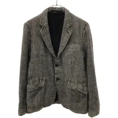 COMME des GARCONS HOMME コムデギャルソンオム 10AW グレンチェック縮絨2Bジャケット HF-J061 グレー Sのサムネイル