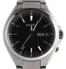 ★保証書付！美品！CITIZEN シチズン ATTESA アテッサ AT6070-57E H100-R014234 エコ・ドライブ電波時計 メンズ★
