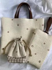 <予約> パン生地　レッスンバッグ　入園グッズ　ユニセックス