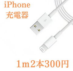 ライトニングケーブル1m2本Iphone充電器iPhone充電ケーブル充電ケーブル急速充電lightning端子アイホン線アイフォンスマートフォン携帯電話スマホ1本2本3本4本5本10本1m2ｍ3musbケーブルライトニングケーブル純正ではございません