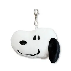 【新品】スヌーピー フェイスパスケース  パスケース  キャラクター ICカードケース 定期入れ ICカード入れ のびるリール付き 小物入れ付き