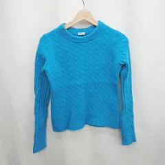 ◇ ⊇ DRESSTERIOR ドレステリア 長袖 ニット セーター サイズ38 ブルー レディース E  【1503050026666】