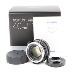 【ほぼ新品】Voigtlander フォクトレンダー Nokton classic 40mm F1.4 MC VM ライカ用