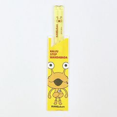 울트라맨 카이쥬 스텝 완다바다 클리어 젓가락 (가네 짱) 키즈 옐로우 식기 일본제
