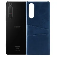 Xperia 5 II ケース SO-52A SOG02 エクスペリア5 マーク2  カード収納 レザー スマート ケース 【Color】 ブルーのサムネイル
