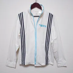 【希少】adidas　アディダス　ジップアップジャケット　コーチジャケット　サンプル品　白