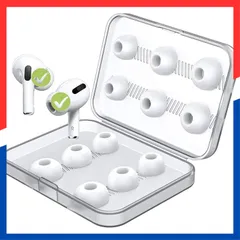 【特価商品】Pro イヤーピース 交換用 6ペア AirPods [S/M/Lサイズ各2ペア] シリコン イヤーチップ AirPods Pro第1 Dream & 第2世代対応 イヤーピース分離可能 遮音性 フィット感 Link 脱落防止 滑り止め 収納ケース