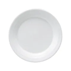 【在庫セール】シンプル ホワイト パン 16cm パティア(PATIA) 電子レンジ 皿 食洗機対応 プレート 40610-5340 NARUMI(ナルミ)