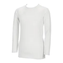 ヒュンメル(hummel) 長袖インナーシャツ ジュニアあったか丸首インナー キッズ ホワイト HJP5160C