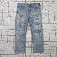 ◇ Φ YANUK ヤヌーク デニム系 ダメージデニムパンツ サイズ26 スカイブルー系 レディース E  【1508250006531】