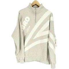 アンブロ UMBRO 23AW クラシックビックロゴ ハーフジップスウェット メンズ JPN：L 