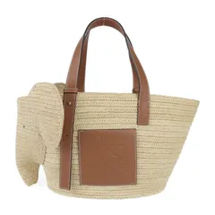 希少美品♡ LOEWE レザー トートバッグ ハンドバッグ ベージュ パイピング LOEWE バッグ