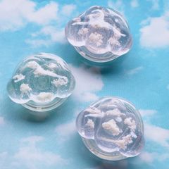 キラキラもくもく雲のスマホグリップ(小)