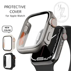 アップルウォッチ 保護カバー チタンカラー 40mm 41mm 42mm 44mm 45mm 46mm 画面保護 Ultra ウルトラ バンパー チタニウム 10 9 8 7 6 5 4 SE 傷防止 apple watch 秒変 メンズ レディース