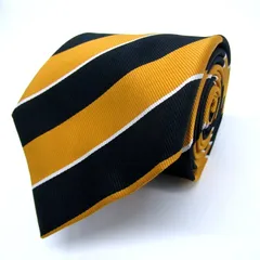 パーフェクトスーツ ブランド ネクタイ シルク ストライプ柄 PO メンズ イエロー P.S.FA 【中古】