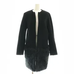 ヨーコチャン YOKO CHAN Panel Coat コート ノーカラー ロング 38 黒 ブラック /AT ■OSのサムネイル