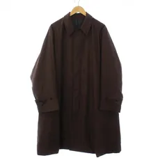 キャプテン サンシャイン KAPTAIN SUNSHINE 24AW ウォーカーコート Walker Coat 中綿コート ステンカラーコート アウター ミドル 絹 シルク 38 M 茶 ブラウン /YT ■Aのサムネイル