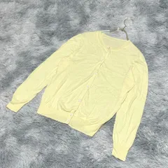 【良品】Fall in handmade  フォール イン ハンドメイド  カーディガン【F】カワイイ  フェミニン  レディース  黄色系  イエロー  【送料無料】