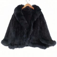 8/8までの出品！！ フォックスミンク ブラックショート丈 - メルカリ