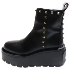 美品箱・保存袋付可愛いVALENTINOブラックブーツ 美品箱・保存袋付可愛いVALENTINOブラックブーツ