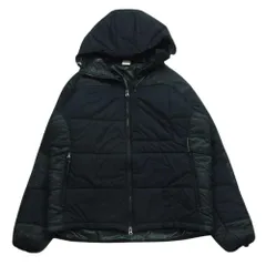 N.HOOLYWOOD エヌハリウッド 972-BL03 pieces EXCHANGE SERVICE INSULATION WEAR JACKET エクスチェンジサービス インサレーション 中綿 生地切替 フーデッド ジャケット ブラック系 38【中古】のサムネイル