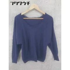 ◇ Adam et Rope アダムエロペ ウール混 長袖 カットソー パープル レディース 【中古】 【1002802382147】