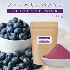 ブルーベリーパウダー 100g ブルーベリーパウダー 粉末 スプレードライパウダー ブルーベリー果汁 ポーランド産 ヨーグルト スムージー ジュース お菓子作り 材料 アントシアニン カリウム ビタミンE 美容 健康のサムネイル