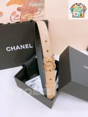 【今日特価】Chanel シャネル 新款 レディースベルト