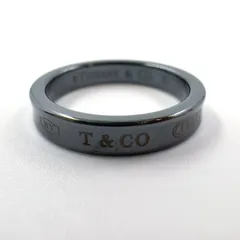 【未使用級】23.5号 ティファニー 1837 ナローチタン リング Ti 送料無料】 ティファニーTIFFANY & Co. 1837 チタン ナロー