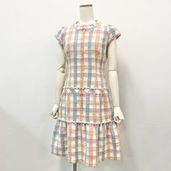 69k20 定価￥70,400 FOXEY NEW YORK フォクシー ニューヨーク Dress Timeless タイムレス ギャザーワンピース  ドレス 40576 40 ベビーブルー ノースリーブ 日本製 - メルカリ