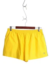 【お得なクーポン配布中!】 デッドストック 90s USA製 ポロ ラルフローレン コットン ショートパンツ メンズ XL 小さめ オールド ショーツ 短パン 海パン 水陸両用 黄