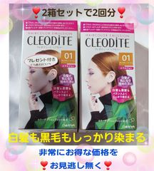 クレオディーテ ヘアカラー 01 チャイティーベージュ 白髪も黒毛も綺麗に染まる