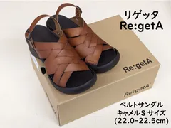半額SALE 新品 【リゲッタ R2688 CAM】 サイズS キャメル ベルトサンダル コンフォートサンダル レディース 日本製 Regetta