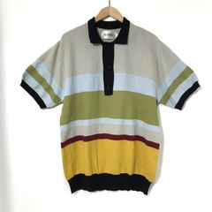 arte antwerpカラーブロック ニットポロシャツ Mサイズ - メルカリ
