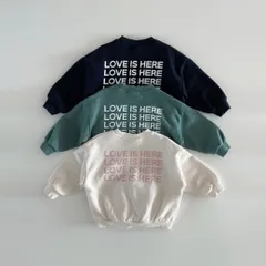 【80~120】韓国子供服　海外子供服　トップス　トレーナー　スウェット　ユニセックス　男の子　女の子　子供服　キッズ服