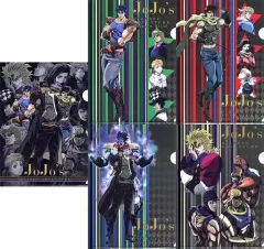 【中古】クリアファイル 全5種セット A4クリアファイル 「ジョジョの奇妙な冒険 The Animation」 ローソン お菓子キャンペーン品