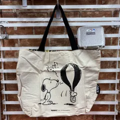 スヌーピー×シェル　リバーシブルトートバッグ・スヌーピー　二つ折り財布　　s