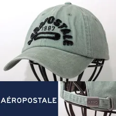ローキャップ 帽子 メンズ エアロポステール Aeropostale Arch Logo Adjustable Hat グリーン 0094680523 USA ブランドのサムネイル