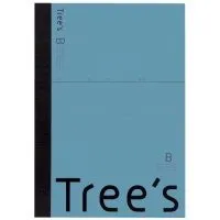 Trees  Ａ５  Ｂ罫  ３０枚  ブルーグレー  【キョクトウ・アソシエイツ】
