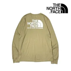 ノースフェイス 長袖 ロンT バックプリント ベージュ 180902