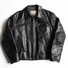 極美品 エアロレザー ハーフベルト ブラック 42 楽天市場】エアロレザー AERO LEATHER ライダースジャケット