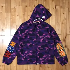 2025年最新】a bathing ape シャークパーカー 紫の人気アイテム