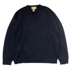 JOHN SMEDLEY×BEAMS F Vネックニット ネイビー メンズ XS - メルカリ