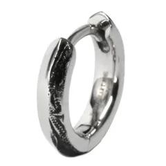 【人気商品】ピアス LH-1 HEART ハワイアンフープピアス 剣腕 サージカ