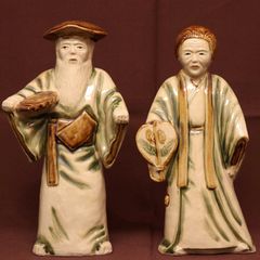 希少　橿原焼　神代人形　畝火荘　造(壺中) 紀元２６００年記念品　珍品 希少 橿原焼 神代人形 畝火荘 造(壺中) 紀元2600年記念品 珍品