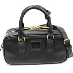 ミュウミュウ ハンドバッグ ショルダーバッグ アルカディ レギュラー レザー 黒 ゴールド金具 2WAY 5BB142_2CR3_F0002_V_OON
