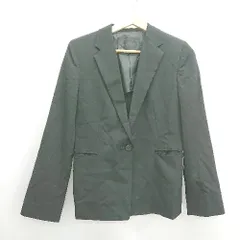 ◇ Θ UNTITLED 無地 長袖 テーラードジャケット サイズ2 ブラック系 レディース メンズ E  【1507030014278】